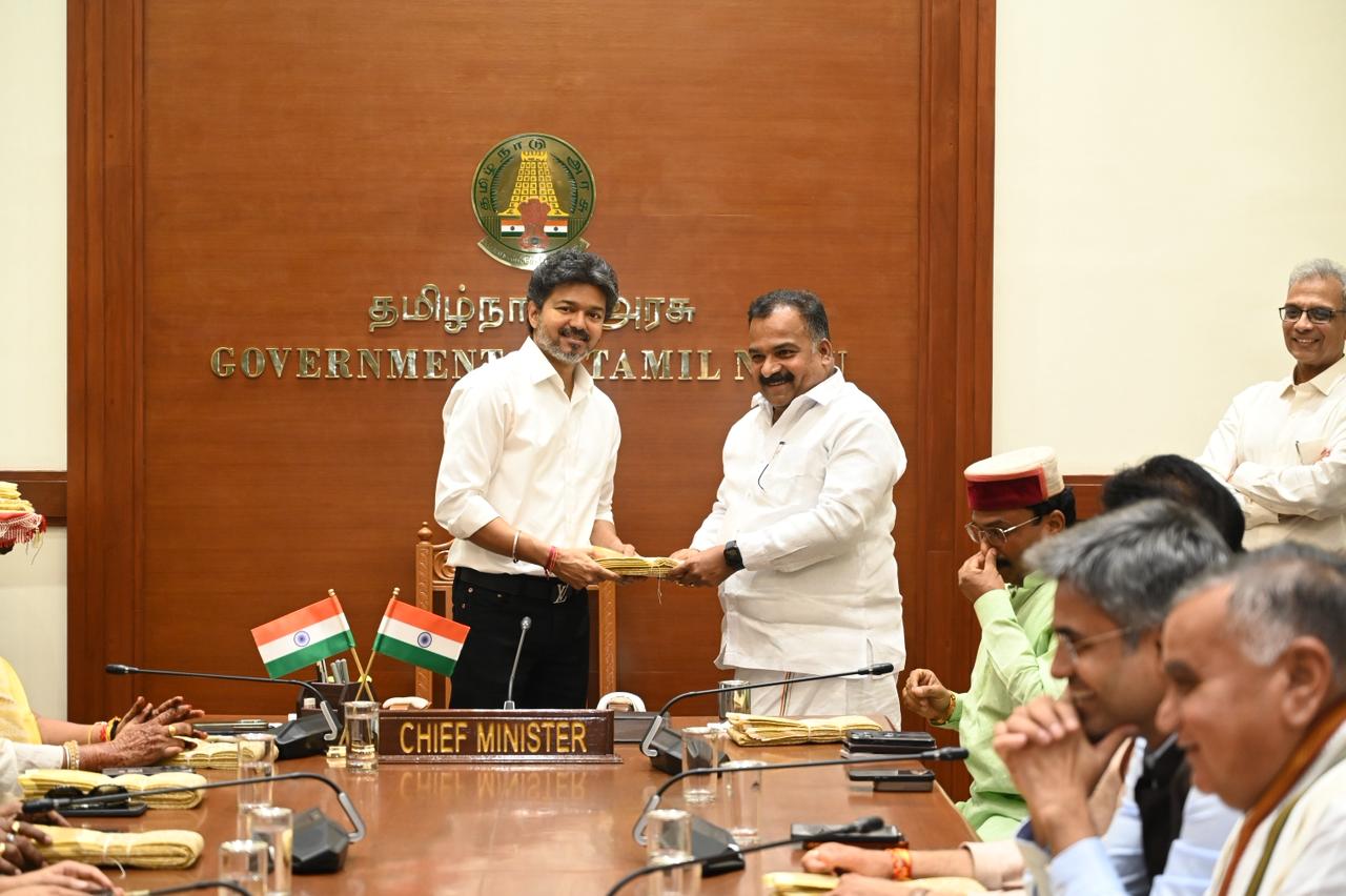தமிழக முதல்வர் திரு. ச. ஜோசப் விஜய் அவர்களுடன் மரியாதை நிமித்தமான சந்திப்பு! 